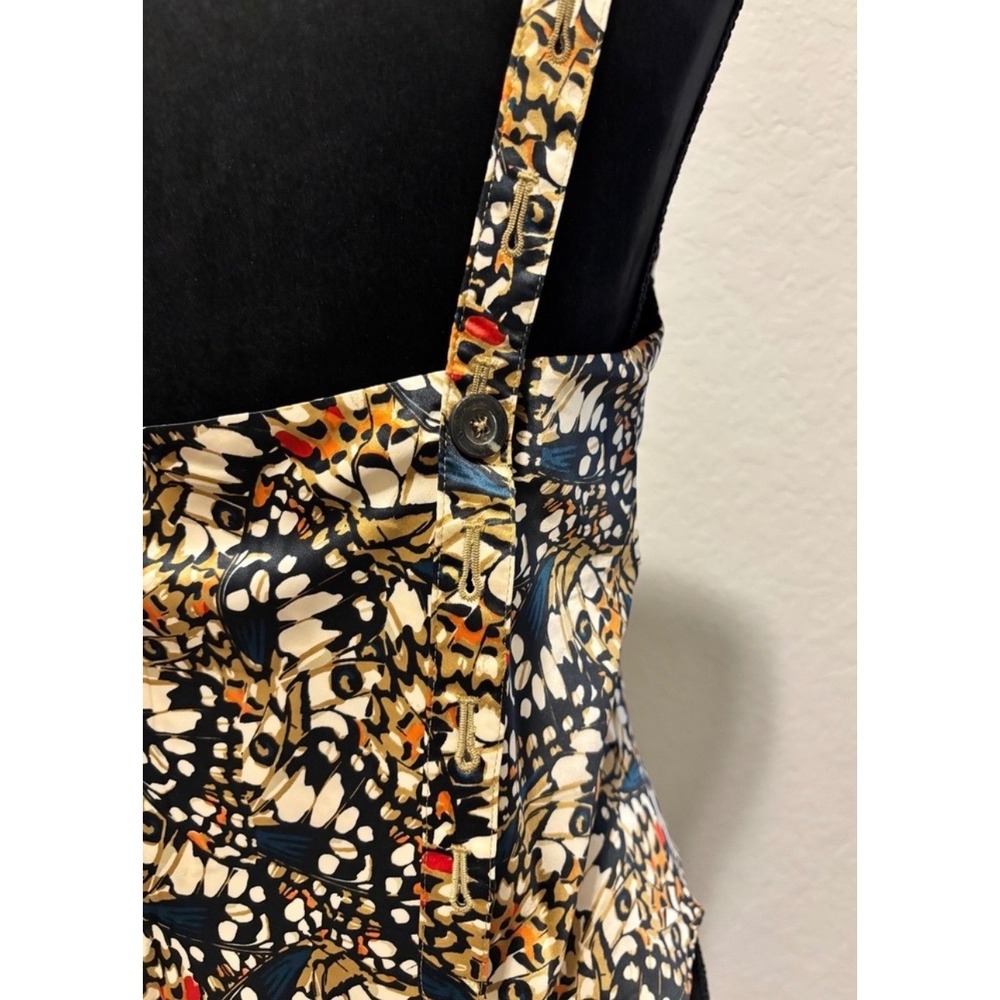 Wildfang Empower Satin Cami Women Small Black Butterfly Wing Adjustable Straps - Picture 8 of 8